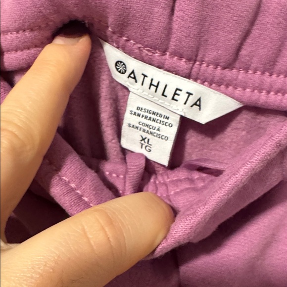 NWT Athleta Forever Fleece Jogger Size XL - Picture 2 of 10